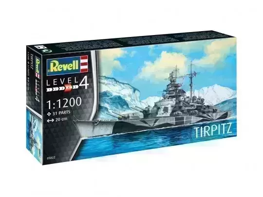 Modelset Tirpitz - 1:1200