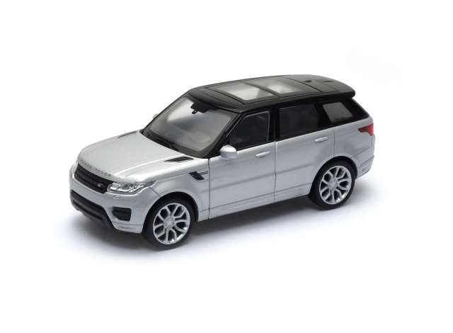 aankomen ozon hospita Range Rover Sport Zilver/Zwart - Welly - 43698ZIZW - Miniatuurshop