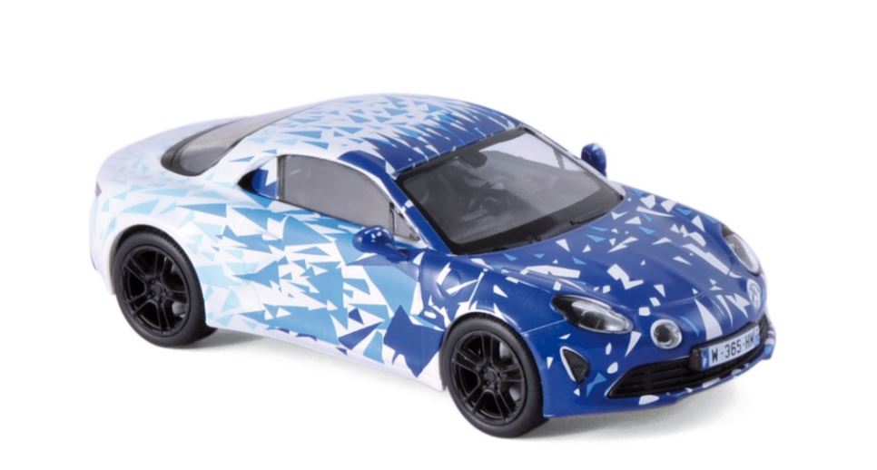 Alpine A110 Test Version 2017 Wit/Blauw