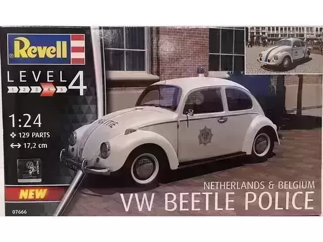 Modelset Volkswagen Kever Politie - Nederland/Belgie - 1:24