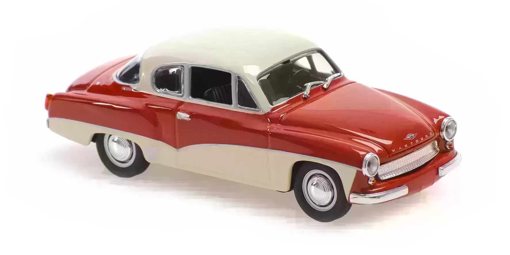 Wartburg A311 Coupe 1958 Rood/Wit - 1:43