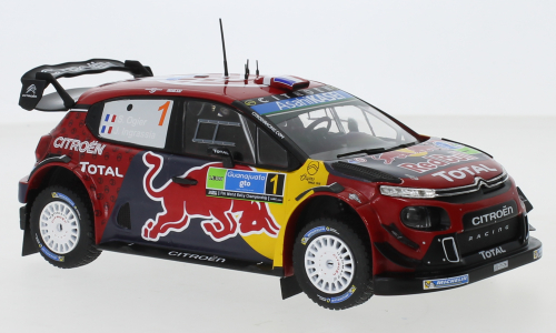 Citroen C3 WRC Red Bull No.1 Rally Mexico 2019 Ogier/Ingrassia - 1:24