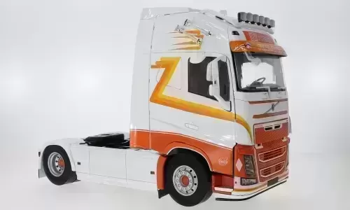 Volvo FH16 XL Cab 2018 Wit/Oranje Schenker - 1:18