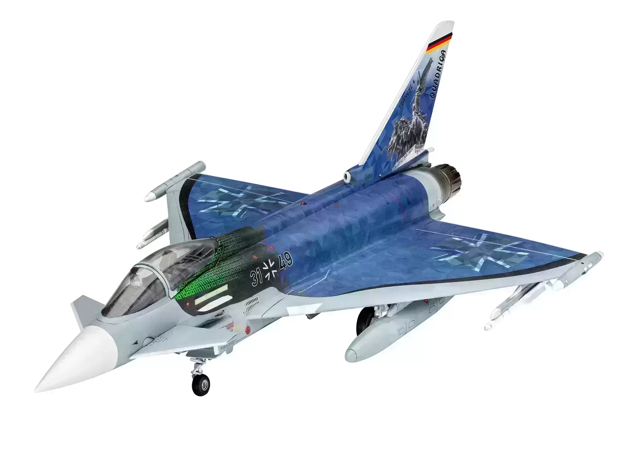 Modelset Eurofighter Luftwaffe 2020 Quadriga - 1:72
