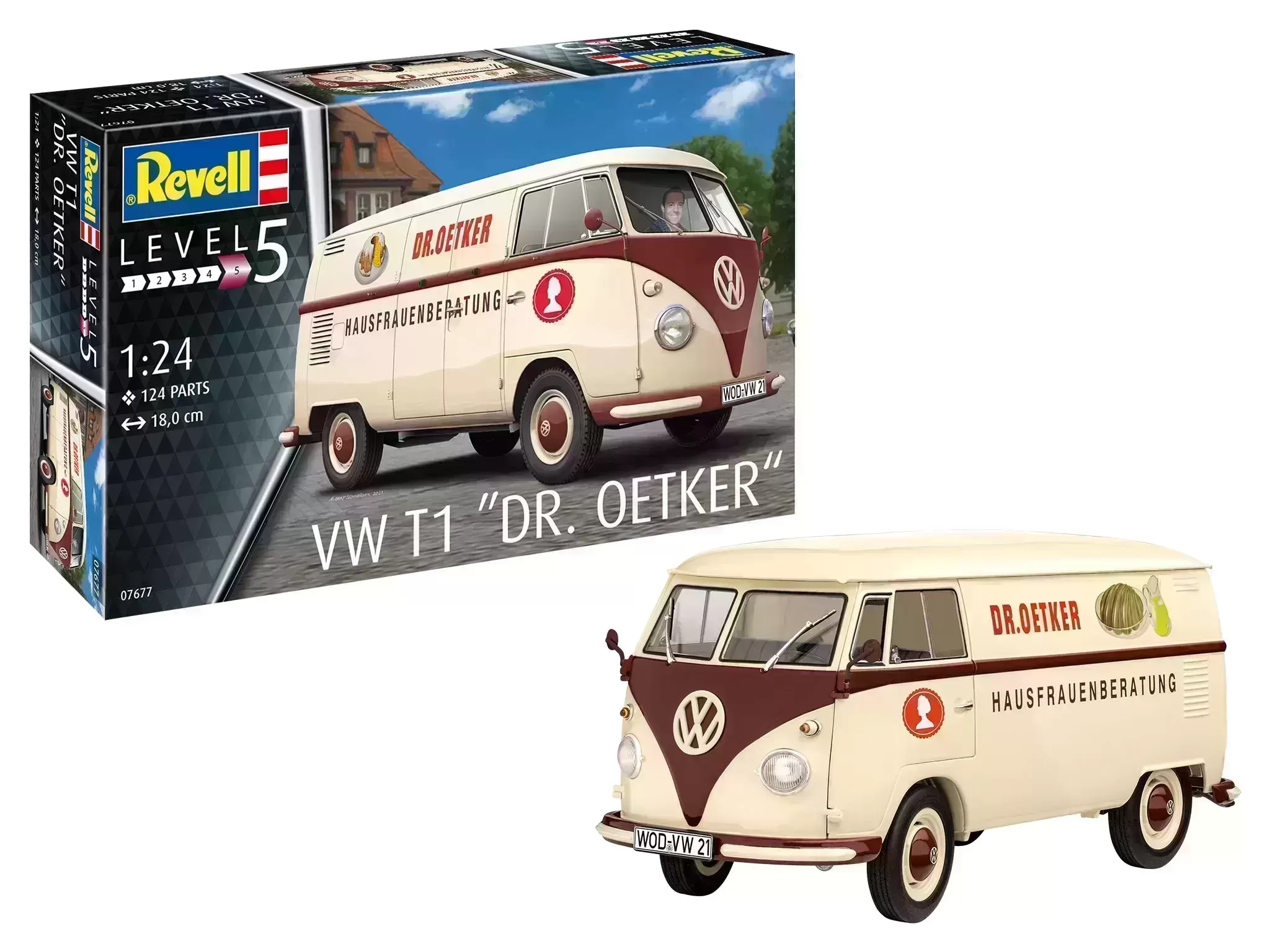 Modelset Volkswagen T1 Dr. Oetker - 1:24