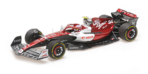 Minichamps 1:43 Alfa Romeo F1 Team ORLEN C42 Zhou – Bahrain GP – Modello Da Collezione - Foto 4