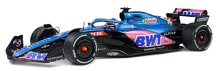Solido 1:18 Fernando Alonso Alpine A522 #14 Baréin GP fórmula 1 2022