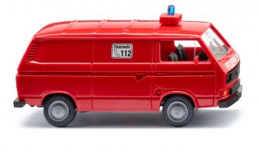 Volkswagen T3 Kastenwagen Feuerwehr - 1:87 - Wiking - 60133 - Miniatuurshop