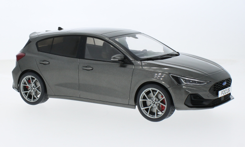 Ford Focus ST 2022 – Model Car Group 1/18 – MCG18454 – Miniature Métal Grise