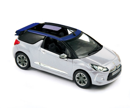 Citroen DS3 Cabrio 2013 Grey Aluminium/Blue Infini