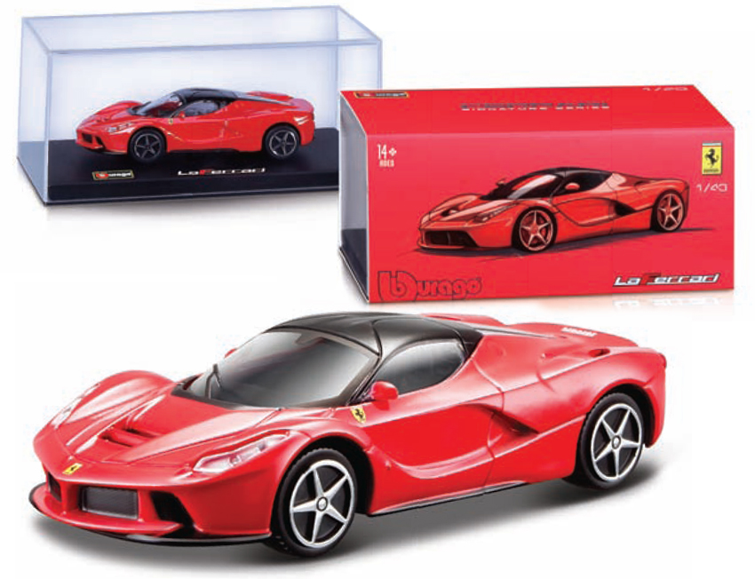 vee blootstelling Fantastisch Ferrari LaFerrari Rood - 1:43 - Bburago - 36902RO - Miniatuurshop